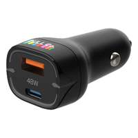 DULL Co. 48W Dual Port Car Charger - Black