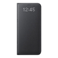 Samsung LED View Cover Wallet Flip Case for Samsung Galaxy S8 - Black