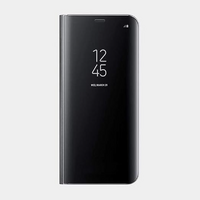 Clear View Standing Case for Samsung Galaxy S8 - Black
