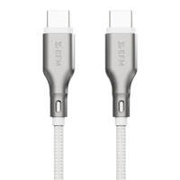 EFM USB-C to USB-C Essential Power Cable with Aramid Fiber Reinforcement 2M - White