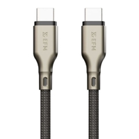 EFM USB-C to USB-C Pro Power and Data Cable - Black