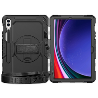 EFM Baja 3-in-1 Rugged Case For Samsung Galaxy Tab A9 Plus - Black