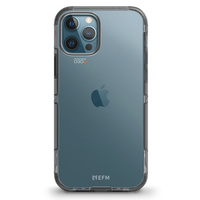 EFM Cayman Case Armour with D3O Crystalex - For iPhone 12/12 Pro 6.1" - Smoke Black