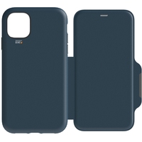 EFM Monaco D3O Leather Wallet Armour Case For iPhone 11 Pro Max - Blackberry