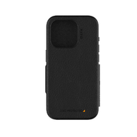 EFM Monaco Wallet D3O Case for iPhone 15 Pro Max - Black/Space Grey
