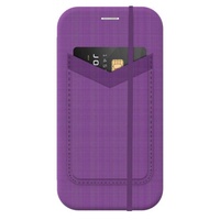 EFM Miami Leather Wallet Case Armour with D3O  For iPhone 13 Pro Max (6.7") - Violet