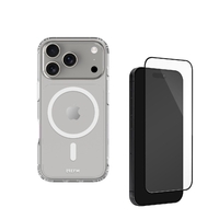 EFM 2-in-2 Case and Impact Glass Screen Armour Bundle For Apple iPhone 17 Pro - Clear
