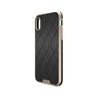 iPhone X/Xs EFM Verona Case Armour - Gold Leather