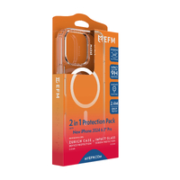EFM Zurich MagSafe and Impact Screen Protector Bundle For iPhone 16 Pro - Clear