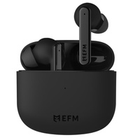 EFM TWS Detroit Earbuds With Wireless Charging - Black