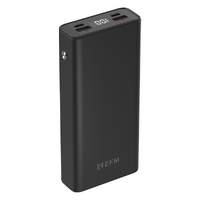 EFM 20 000mAh Digital Power Bank With 20W Output - Black