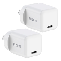 EFM ECO 30W GaN Wall Charger Twin Pack