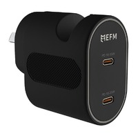 EFM 35W Dual Port Wall Charger - With Power Delivery and PPS