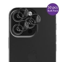 EFM Camera Lens Protector Bulk PackFor iPhone 16 Pro / 16 Pro Max - Carbon