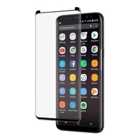 EFM Curved Edge Glass Screen Armour for Samsung S9+ Plus - Black Frame -Pack of 5