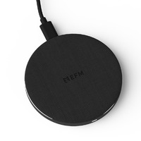EFM 15W Wireless Charging Pad - With Qi certification - Black
