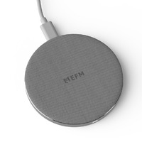 EFM 15W Wireless Charge Pad - With Qi certification - Silver