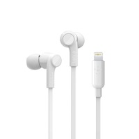 Belkin Rockstar Headphones with Lightning Connector - For Apple Devices - White