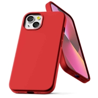 Goospery Apple iPhone 13 pro Silicone Case - Red