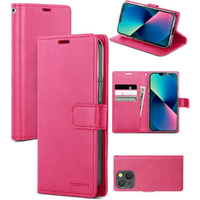 Goospery Bluemoon Diary Case for Apple iPhone 13 - Hot Pink