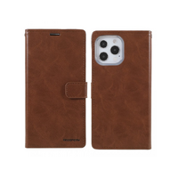 Goospery Bluemoon Diary Case for Apple iPhone 13 Pro Max - Brown