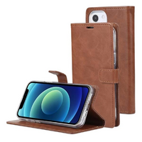 Goospery Bluemoon Diary Case for Apple iPhone 14 Pro - Brown
