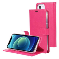 Goospery Bluemoon Diary Case for Apple iPhone 14 Pro - Hot Pink