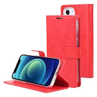 Goospery Bluemoon Diary Case for Apple iPhone 14 Pro - Red