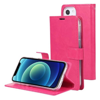Goospery Bluemoon Diary Case for Apple iPhone 14 Plus - Hot Pink