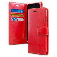 Goospery Bluemoon Diary Case for Samsung Galaxy S21 plus 5G - Red