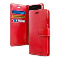 Goospery Bluemoon Diary Case for Samsung Galaxy S21 - Red