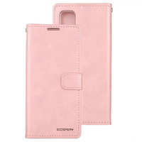 Goospery Bluemoon Diary Case for Samsung Galaxy S21 Ultra - Rose Gold