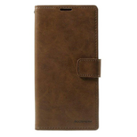 Goospery Bluemoon Diary Case for Samsung Galaxy S22 Ultra - Brown