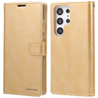 Goospery Bluemoon Diary Case for Samsung Galaxy S23 - Gold