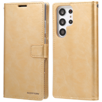 Goospery Bluemoon Diary Case for Samsung Galaxy S23 Plus - Gold