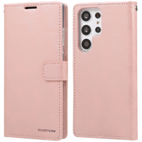 Goospery Bluemoon Diary Case for Samsung Galaxy S23 Ultra - Rose Gold