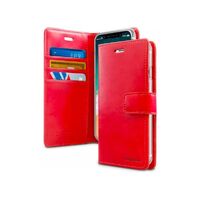 Goospery Bluemoon Diary Case for Samsung Galaxy S22 Plus - Red