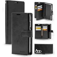 Goospery Mansoor Diary Case For Samsung Galaxy S23 - Black