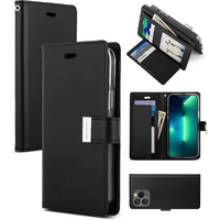 Goospery Rich Diary Case for Apple iPhone 11 Pro - Black