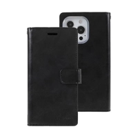 Goospery Apple iPhone 14 Mansoor Diary Case - Black