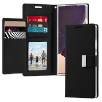 Goospery Rich diary Case for Samsung Galaxy Note 10 - Black