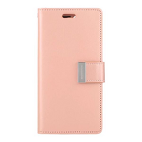 Goospery Rich Diary Case for Samsung Galaxy S22 Plus - Rose Gold