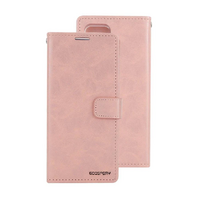 Goospery Rich Diary Case for Samsung Galaxy S22 Ultra - Rose Gold