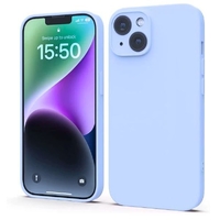 Goospery Silicone Case for Apple iPhone 14 Plus - Linen Blue