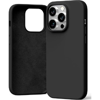 Goospery Silicone Case for Apple iPhone 14 Pro Max - Black