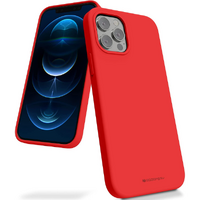Goospery Silicone Case for Apple iPhone 14 Pro Max - Red
