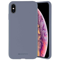 Goospery Silicone Case for Apple iPhone 14 Plus - Lavendar Grey