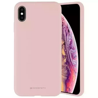 Goospery Silicone Case for Apple iPhone 14 Plus - Pink Sand
