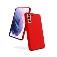 Goospery Silicone Case for Samsung Galaxy S23 - Red