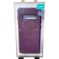 Goospery Style Flux Case for Samsung Galaxy S10 Plus - Purple